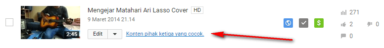 monetize cover lagu dari pihak ketiga youtube