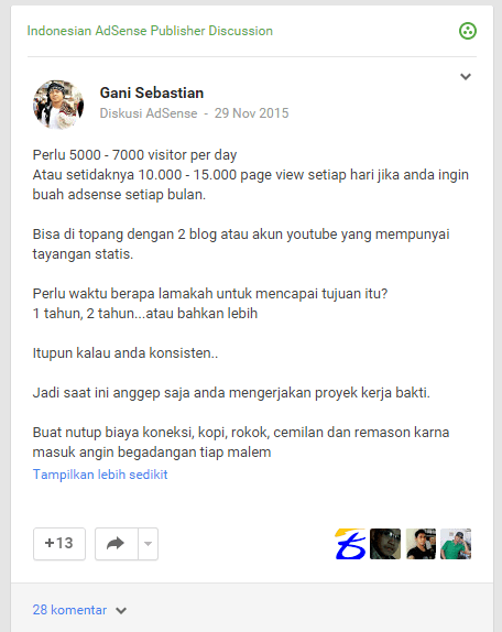 Berapa lama blog menghasilkan uang