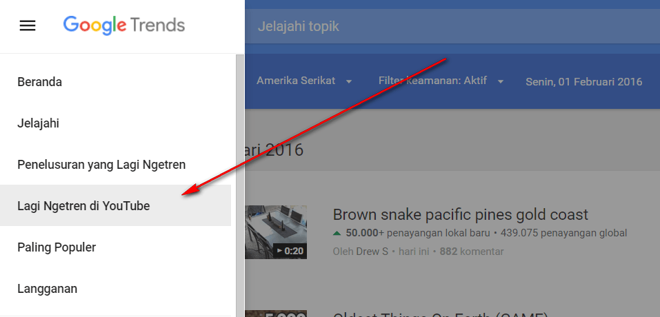 Video yang paling banyak dilihat di youtube