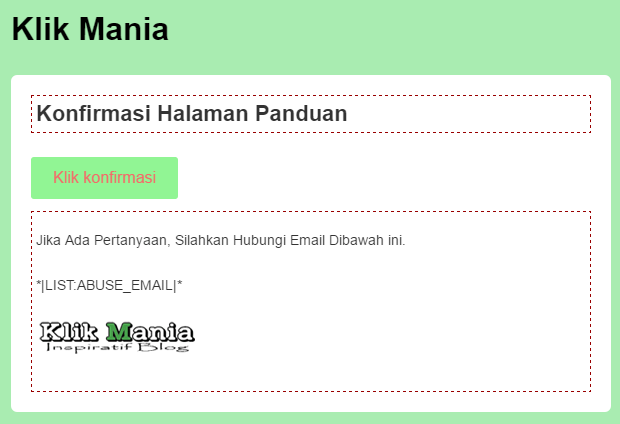 menggunakan mailchimp