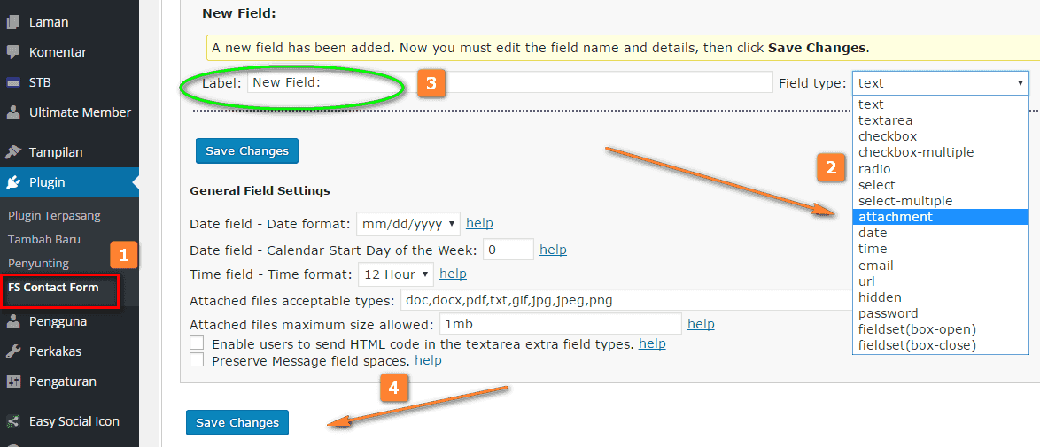 membuat contact form