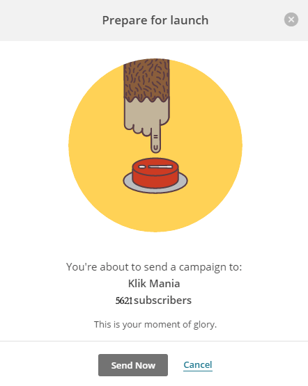 menggunakan mailchimp