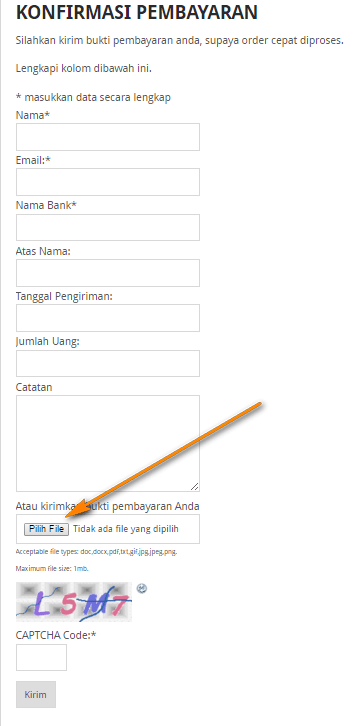 membuat contact form