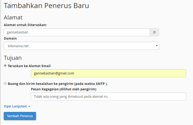 menggunakan mailchimp