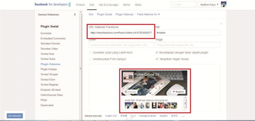 Social media facebook