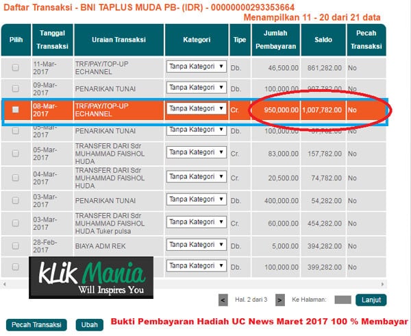 Hadiah Gratis UC News