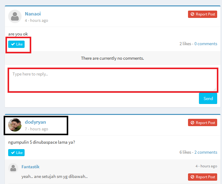 Post Status NubaSpace