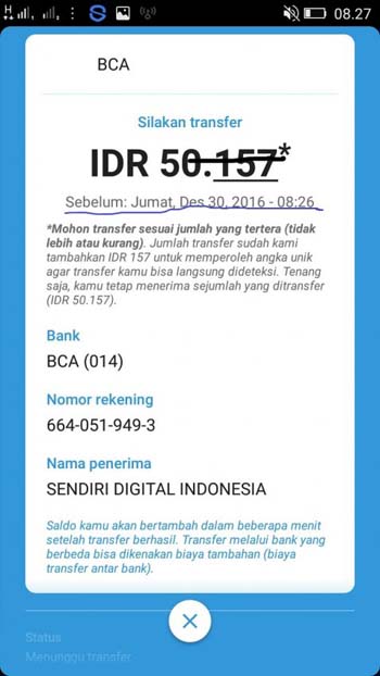 Aplikasi social payment