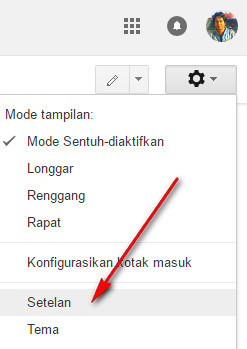 mengirim webmail dengan Gmail