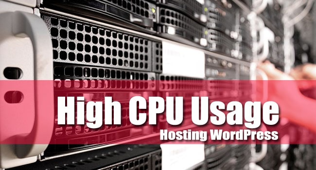 CPU usage tinggi