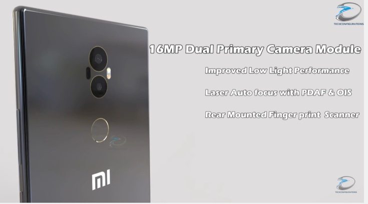 Lensa kamera belakang Xiaomi Mi Mix 2 Smartphone Paling Canggih