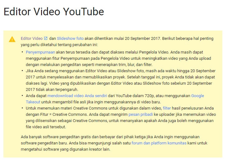 video editor youtube