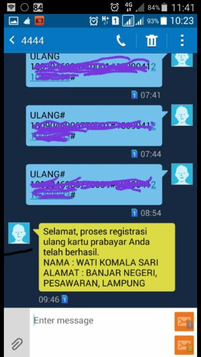 Registrasi Kartu SIM Gagal? Jangan Panik..Coba Cara ini Terbukti Berhasil