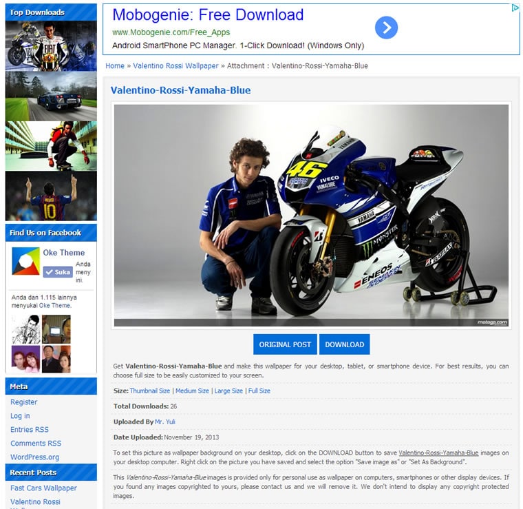 Membuat Blog Wallpaper