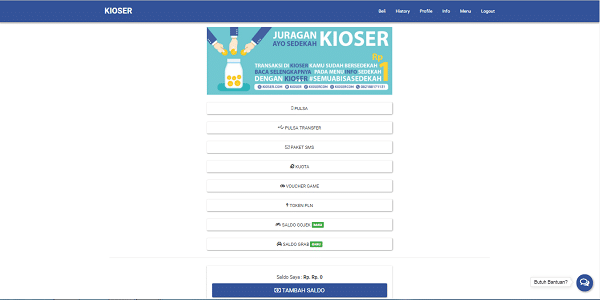 Web Kioser terbaru