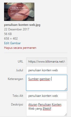 Aturan Penulisan Konten Web