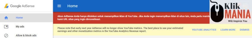 Melihat Penghasilan Youtube