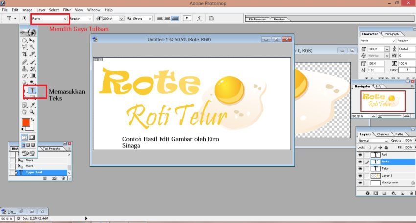Membuat Logo Produk