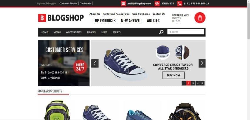  Review  Blogshop Template Toko  Online Untuk  Blogger 