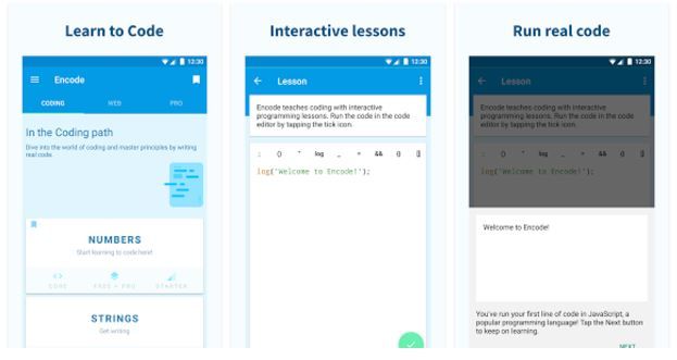Aplikasi Smartphone Untuk Belajar Coding