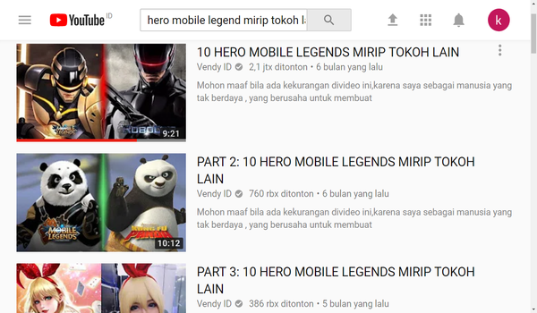Tema Video YouTube