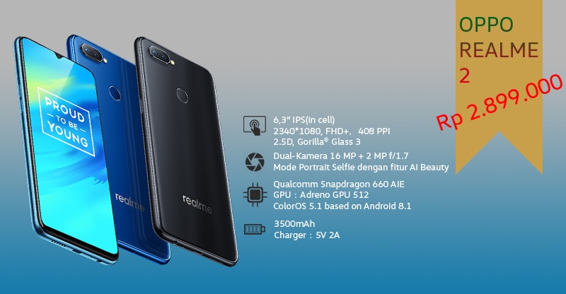 Intip Spesifikasi Oppo Realme, Jagoan Murah dengan Performa Dewa