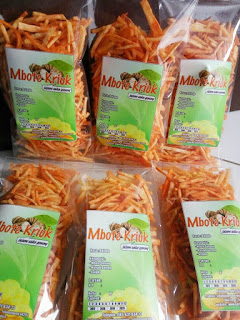 Keripik talas Mbote kriuk
