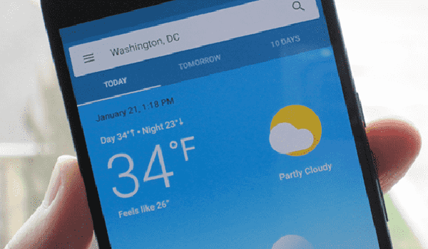 Aplikasi Cuaca Android 