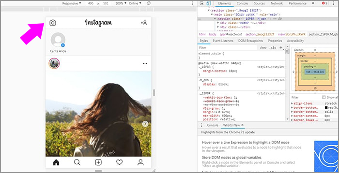 Inilah Cara Membuat Story Instagram Melalui PC atau Laptop