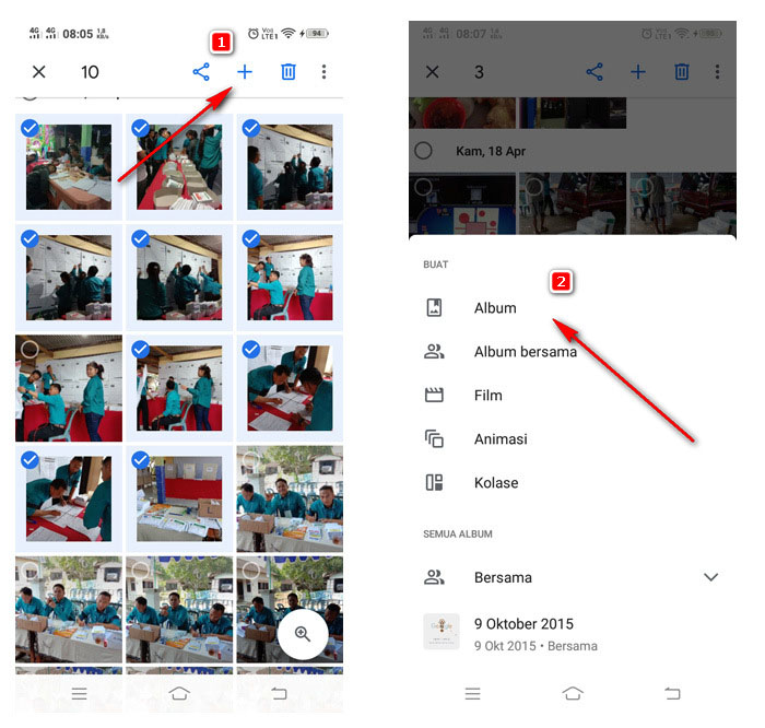 Mengelola Koleksi Foto google