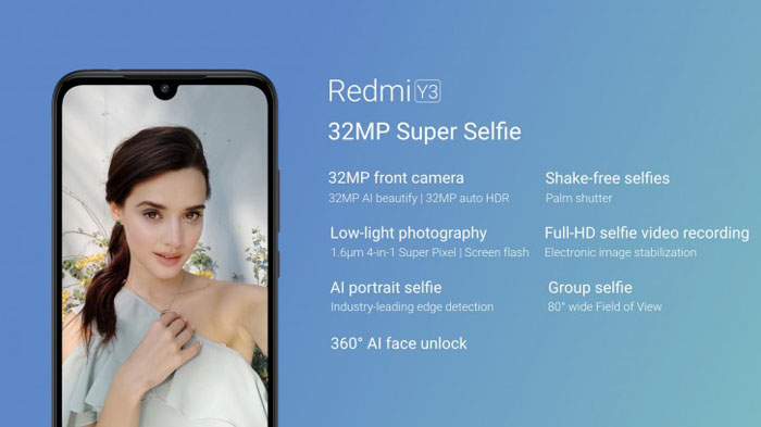 xiaomi Redmi Y3