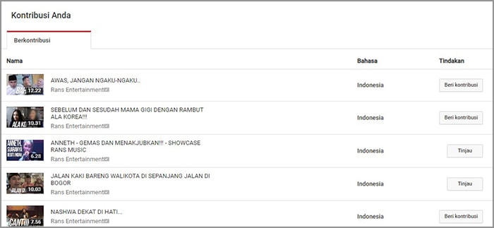 tambahan lagi fitur kontribusi komunitas