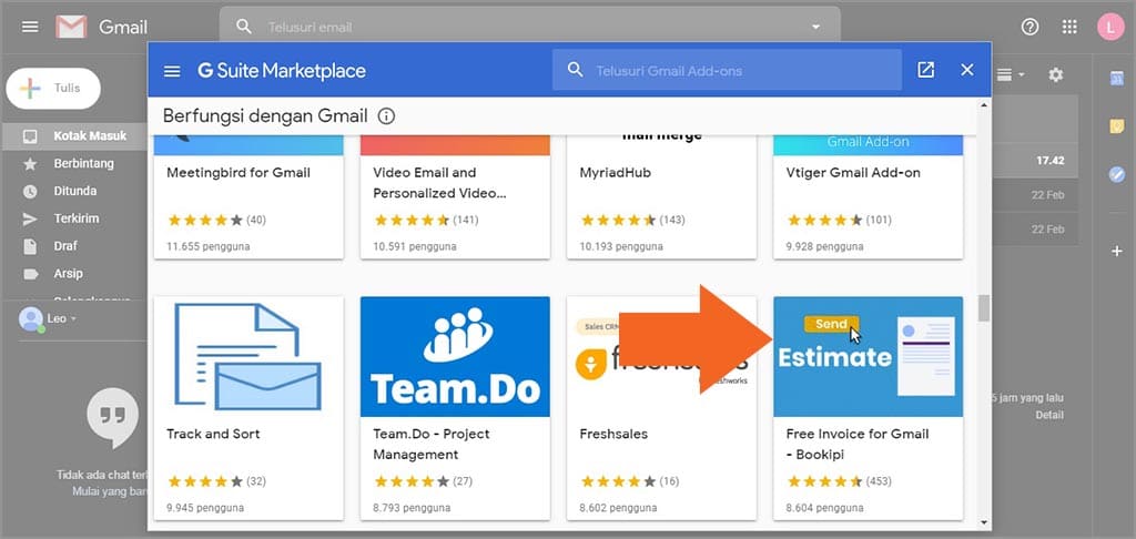 cara mudah membuat invoice di gmail