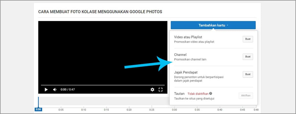cara mengaktifkan fitur kartu