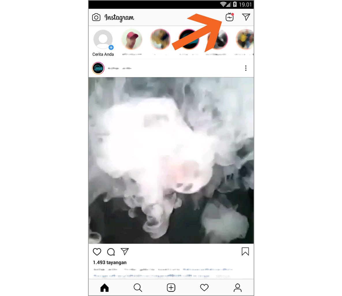 cara mengatur notifikasi igtv