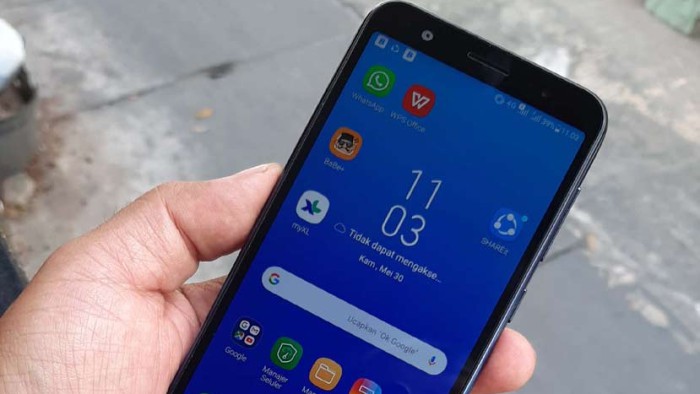 Antar muka Asus Zenfone Live L2