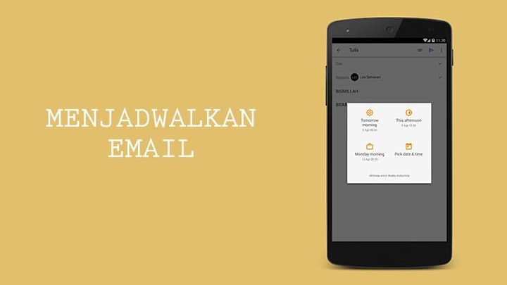 Cara Menjadwalkan Pengiriman Email di Aplikasi Gmail