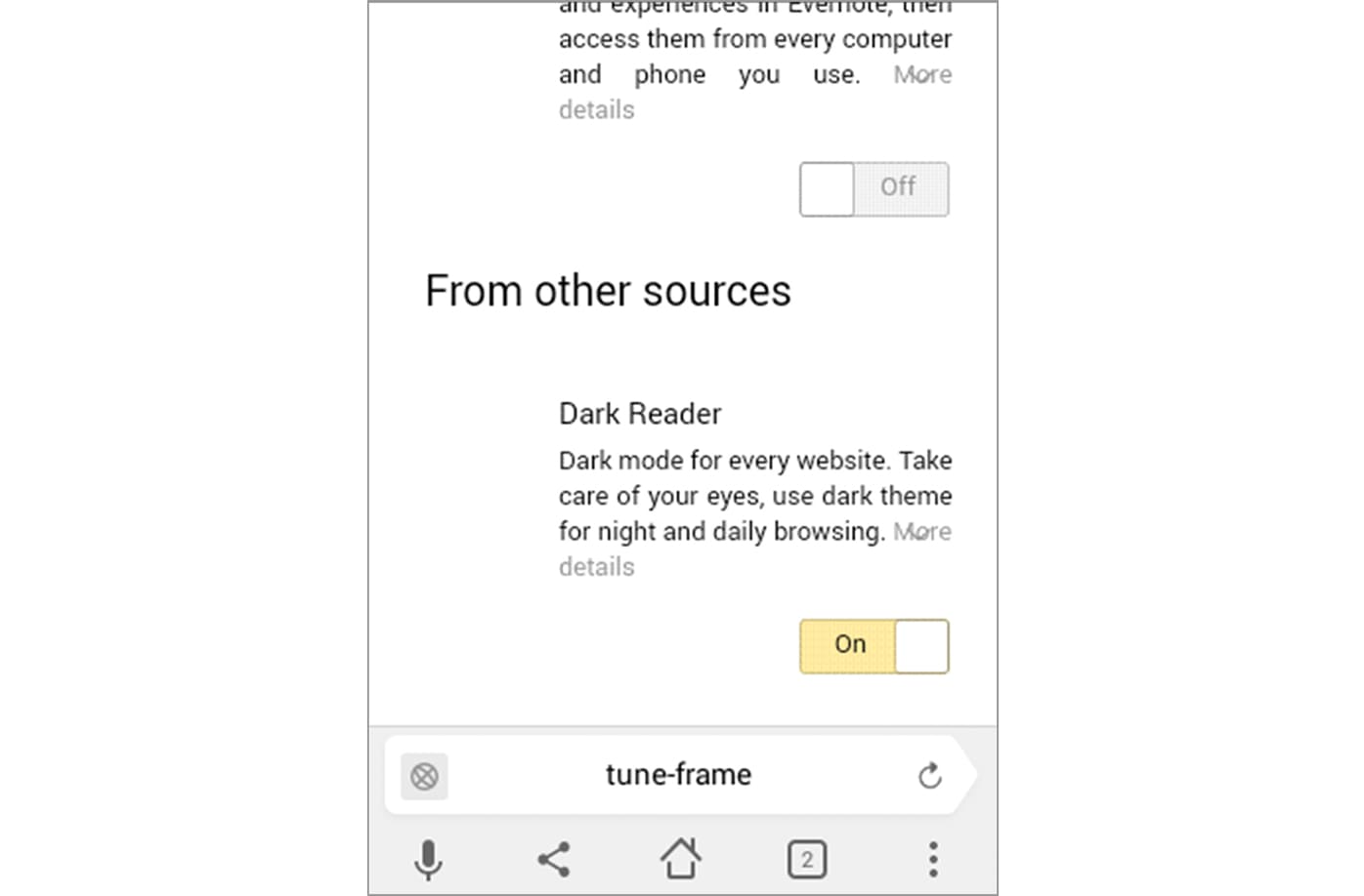 ekstensi chrome di ponsel 1