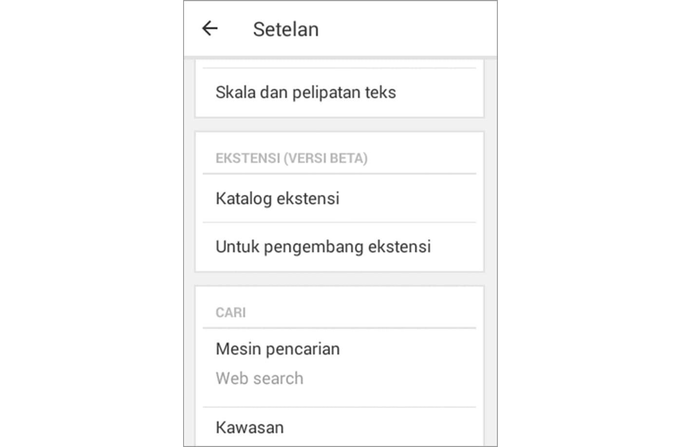 ekstensi chrome di ponsel 2