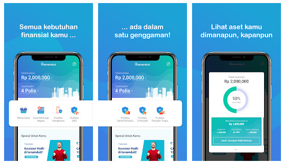 Aplikasi reksadana tanam duit