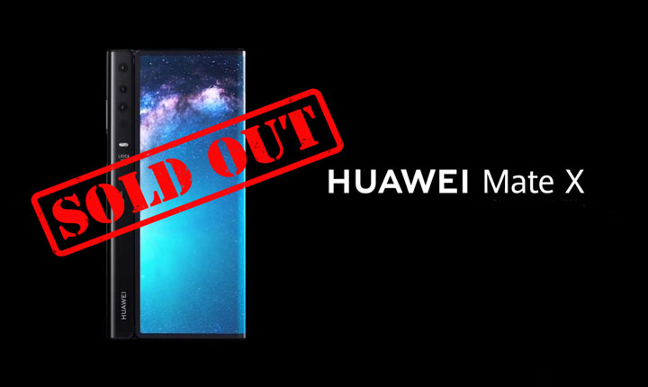 Huawei Mate X: Terjual Habis
