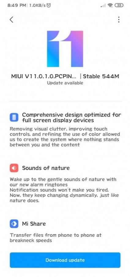 Redmi 8A MIUI 11