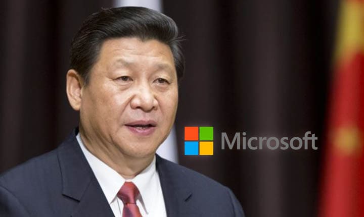 china microsoft