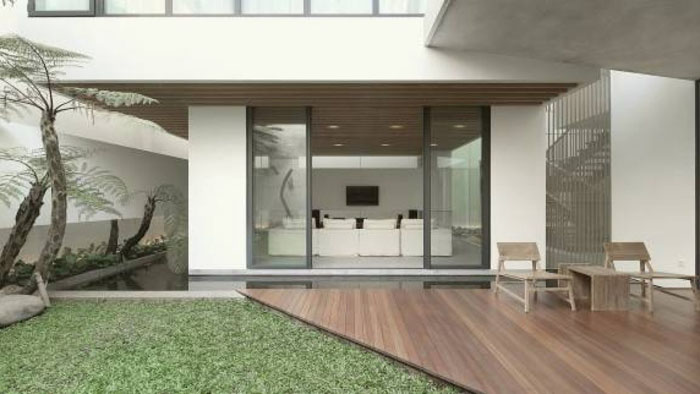 teras rumah minimalis