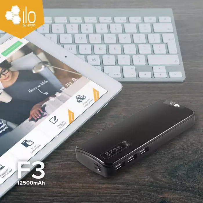 Power Bank 10.000 mAh Hippo Power Bank iLo F3 12.500 mAh