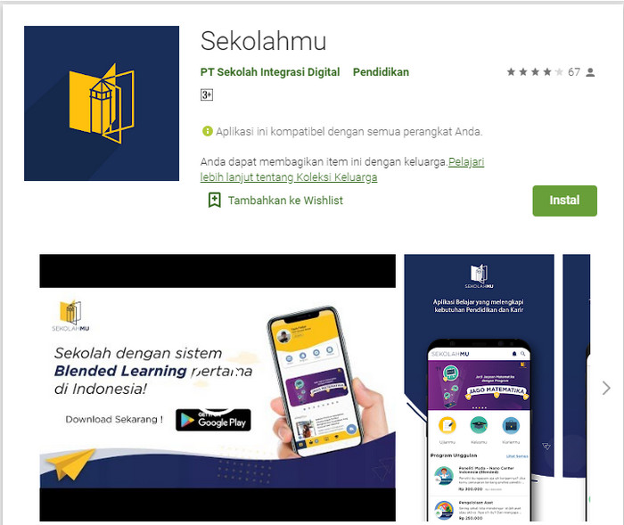 aplikasi belajar online Sekolahmu