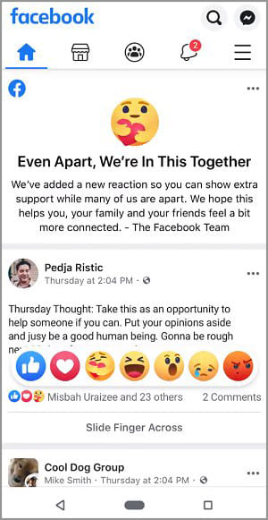 emoji reaksi facebook