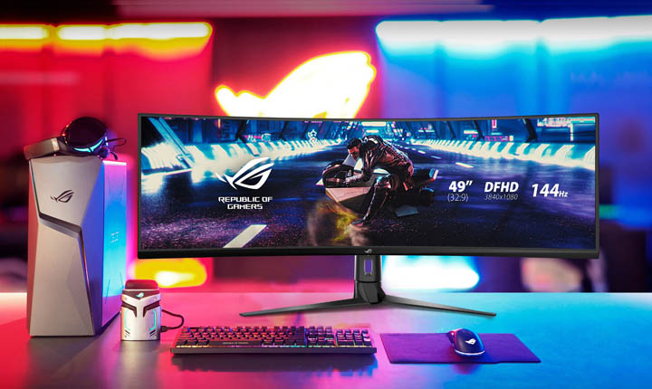 Monitor Gaming Layar Lengkung Terbaik