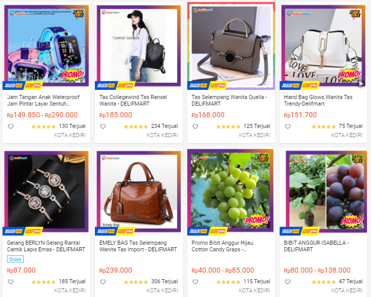 produk terlaris di DelifMart