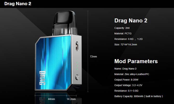 VOOPOO with Drag Nano